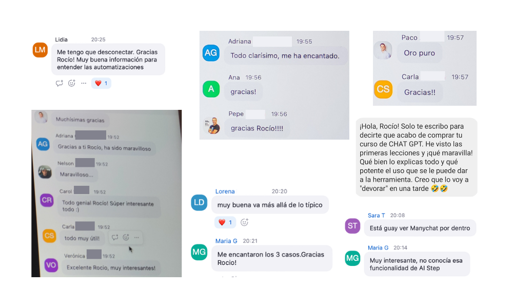 Testimonios